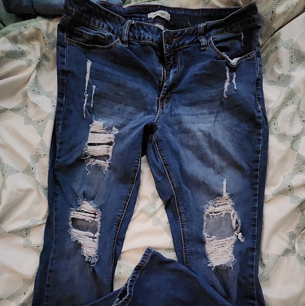 Refuge Distressed Skinny Jeans